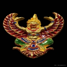 พญาครุฑอ.วราห์ วัดโพธิ์ทอง รุ่นล้างอาถรรพ์ เนื้อทองคำลงยา