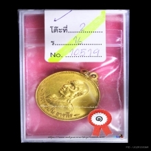 เหรียญอาจารย์ ฝั้นรุ่น22 เนื้อทองคำสวยเเชมป์