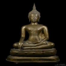 พระบูชาเชียงแสนสิงห์3 หน้าตัก8นิ้ว สูง16นิ้ว ฐาน10นิ้วครึ่ง 