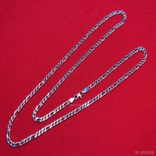 สร้อยคอ White Gold  18K  ลาย 3-1 ฟิกาโร่