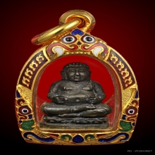 พระสังกัลจายน์ชินบัญชร หลวงปู่ทิม พิมพ์ฐานสูง เนื้อนวะ