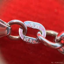 สร้อยคอ White Gold 18K 750 ลาย gucci สวยมากๆ