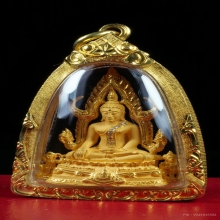 พระพุทธชินราช ภ.ป.ร.สังฆาฏิฝังเพชร วัดพระศรีมหาธาตุ ปี 2542