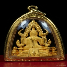 พระพุทธชินราช ภ.ป.ร.สังฆาฏิฝังเพชร วัดพระศรีมหาธาตุ ปี 2542