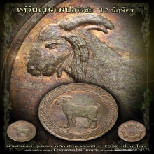 เหรียญนามปีรุ่นแรก ปีมะแม เนื้อนวะ แชมป์