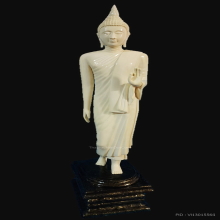 พระบูชางาแกะ ปางประทานพร