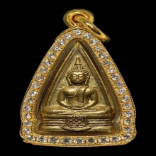 หลวงพ่อโสธร 2497 พิมพ์ 57-57 บล็อกวงแหวนเต็ม ( องค 2 )