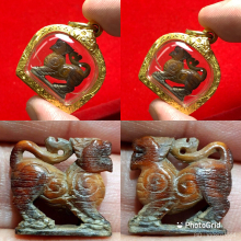 สิงสามขวัญปากเจาะหัวมักกร ศิลป์นิยม ยุคต้น สุดเข้มขลัง