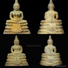 8องค์-พระพุทธโสธร 80ปีกรมตำรวจ เนื้อเงินพ่นทราย