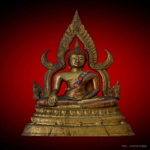 พระพุทธชินราชจำลอง เนื้อสามกษัตริย์ พ.ศ.๒๕๑๑ หน้าตัก ๙ นิ้ว