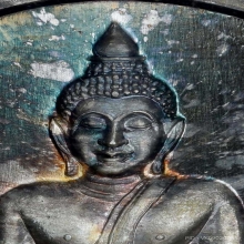 เหรียญโต๊ะหัก รุ่น3 หลวงพ่อทอง วัดสำเภาเชย เนื้อเงิน ปี 2540