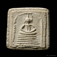 พระสมเด็จวัดเกศไชโย พิมพ์หกชั้นอกตัน ที่ 1 แชมป์งานสมาคมฯ