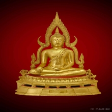 พระพุทธชินราชจำลอง วัดใหญ่ พ.ศ.๒๕๑๖ ลงรักปิดทอง ๙ นิ้ว