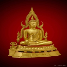 พระพุทธชินราชจำลอง วัดใหญ่ พ.ศ.๒๕๑๖ ลงรักปิดทอง ๙ นิ้ว