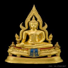สมเด็จนางพญา ซุ้มเรือนแก้ว วัดนางพญา 9 นิ้ว ปิดทอง