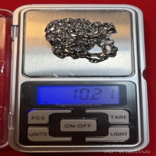 สร้อยคอ White Gold 18K 750 ลาย gucci สวยมากๆ