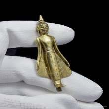 พระยืนปางทิ้งดิ่งศิลปะนครศรีธรรมราช เนื้อทองคำ
