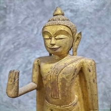 พระบูชาอยุธยา ( ไม้แกะ ) 