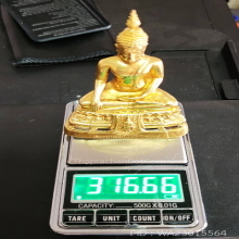 พระพุทธสิริกิตติพิพัฒน์ วัดถ้ำสิงโตทอง เนื้อทองคำ 