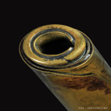 ตะกรุดคู่ชีวิต หลวงพ่อพิธ วัดฆะมัง เนื้อฝาบาตร หัวอั่ว