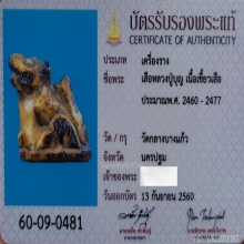 # Rare​ Item#​ เสือหลวงปู่บุญ​ วัดกลางบางแก้ว​ + บัตร​ฯ​