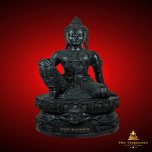 พระบูชาองค์จตุคามรามเทพ อุดมมงคล เทพประทานทรัพย์ โลหะรมดำ