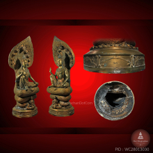 องค์จตุคามรามเทพ สมบัติจักรพรรดิ์ ปางมหาราชลีลา บรอนซ์นอก 