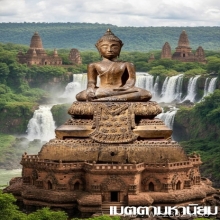 พระพุทธรูป สมัยอยุธยา ราชวงศ์บ้านพลูหลวง เกศทองคำ สองถอด