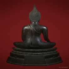 พระพุทธมหาจักรแก่นนคร 9 นิ้ว รุ่นแรก วัดหนองแวง ขอนแก่น