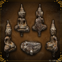 พระยอดธง เนื้อเงิน กรุวัดกลาง ศิลปะนครศรีธรรมราช