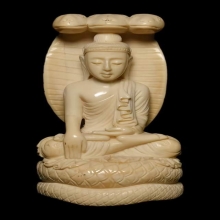พระนาคปรก ศิลปะมัณฑะเลย์  ปี 2400-2500