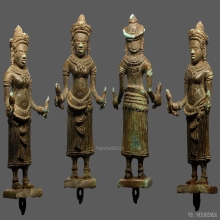 พระรัตนไตรมหายานสำริด