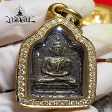 หลวงพ่อทา วัดพะเนียงแตก รุ่น2 พร้อมตลับทองคำฝังเพชร