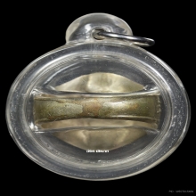 แหวนหลวงพ่อพรหม วัดช่องแคร์ รุ่น2 เนื้ออัลปก้า ลงยาสีธงชาติ