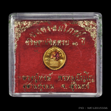 เหรียญปรกฝักทอ หลวงปู่หงษ์ เนื้อทองคำ