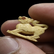 สิงห์หลวงพ่อหอม วัดชากหมาก ขนาด1.5cm.
