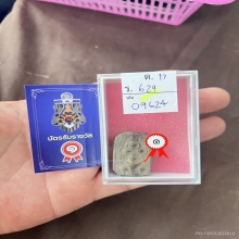 หลวงพ่อปานทรงครุฑใหญ่ผ่าปาก เนื้อผ่านดำ