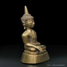 พระบูชาเชียงรุ้ง ศิลปะล้านช้าง Bronze Lan Xang Buddha Statue