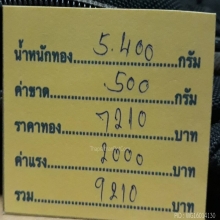 หลวงพ่อปาน พิมพ์นกบัวฟันปลา มีทอง+บัตรเซอร์