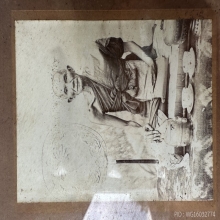 ภาพถ่ายซีเปีย หลวงพ่อนก วัดสังกะสี ขนาดบูชา สวยสมบูรณ์สุดๆ