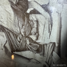 ภาพถ่ายซีเปีย หลวงพ่อนก วัดสังกะสี ขนาดบูชา สวยสมบูรณ์สุดๆ