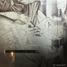 ภาพถ่ายซีเปีย หลวงพ่อนก วัดสังกะสี ขนาดบูชา สวยสมบูรณ์สุดๆ