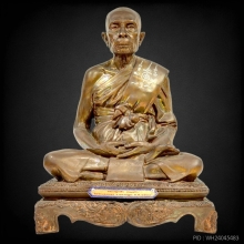 หลวงปู่หลิว วัดไร่แตงทอง เนื้อทองสัมฤทธิ์ พ.ศ 2539