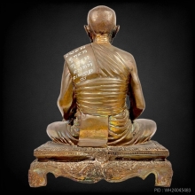 หลวงปู่หลิว วัดไร่แตงทอง เนื้อทองสัมฤทธิ์ พ.ศ 2539