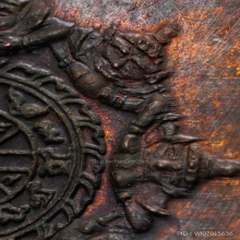 เหรียญแสตมป์ยันต์ข้าง รุ่นแรกปี 30 บล็อค จ.ลาง