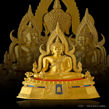พระพุทธชินราชจำลอง รุ่นเปิดตำนาน อำเภอพรหมพิราม วัดวังมะสระ