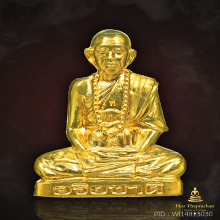 รูปหล่อ ครูบาอริยชาติ ชุดทองคำ