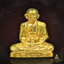 รูปหล่อ ครูบาอริยชาติ ชุดทองคำ