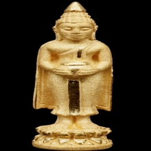 พระทองคำ.พระประจำวันพุธจิ๋วรุ่นอุดมโชคโภคทรัพย์ปี2550
