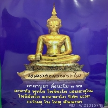 พระทองคำ**หลวงพ่อพระใส รุ่นสไบทิพย์ ปี2549 เนื้อทองคำ 